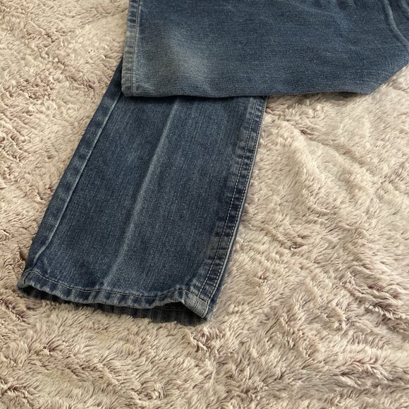 Agile USA Patch Work Distressed & Whiskered Skull, Flag, USA Men Jeans 30x34 - Picture 4 of 16